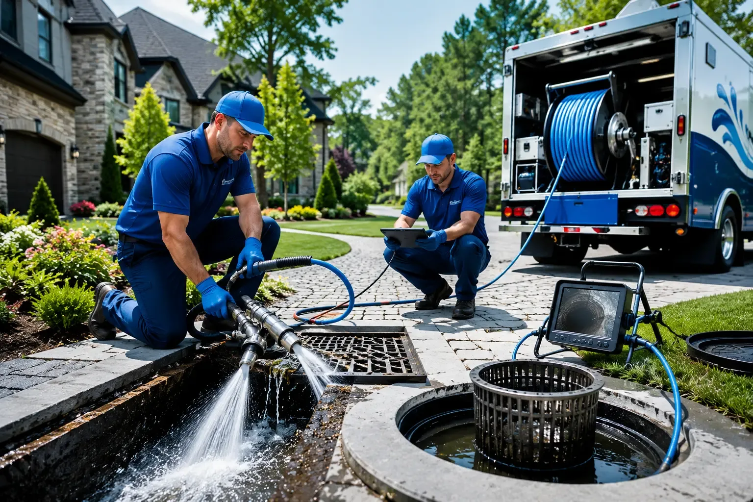 Local outdoor drain cleaning professionals in Portage, ME