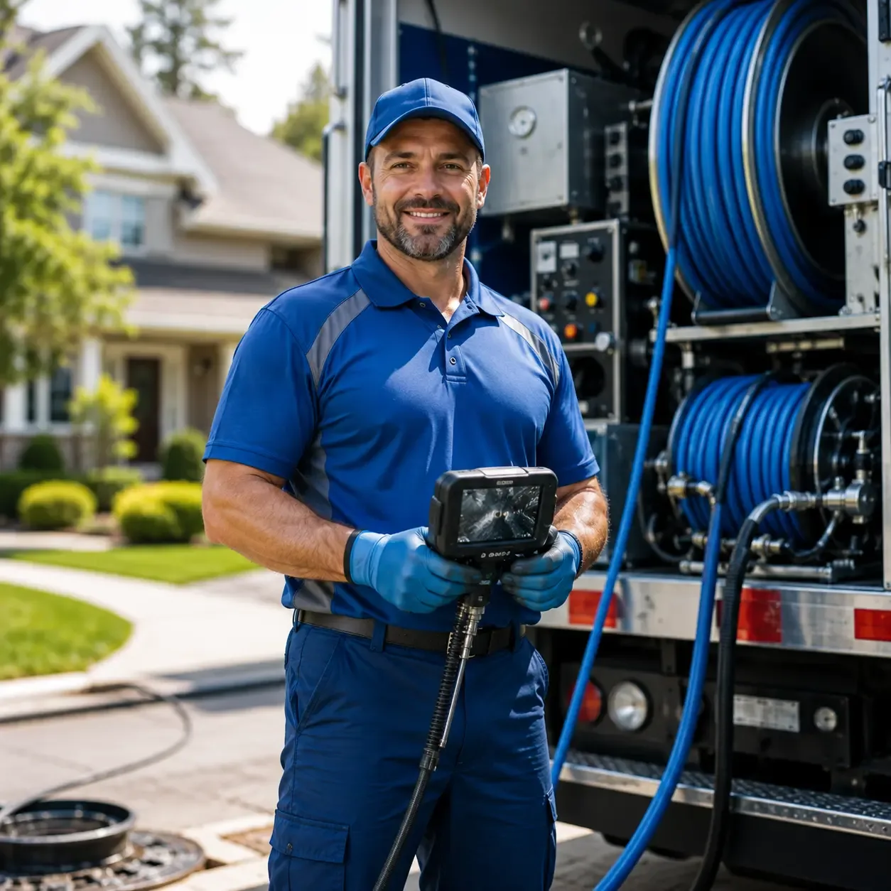 Local outdoor drain cleaning specialists in Portage, ME
